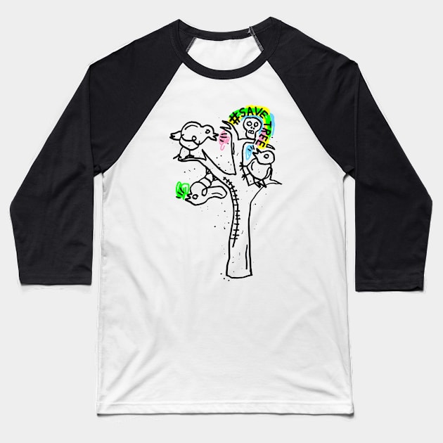 Save Tree Baseball T-Shirt by martinussumbaji